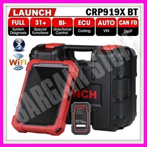 Launch CRP919X BT Full System Car Diagnostic Tool with 31+ Special Services + ECU Coding Active Test