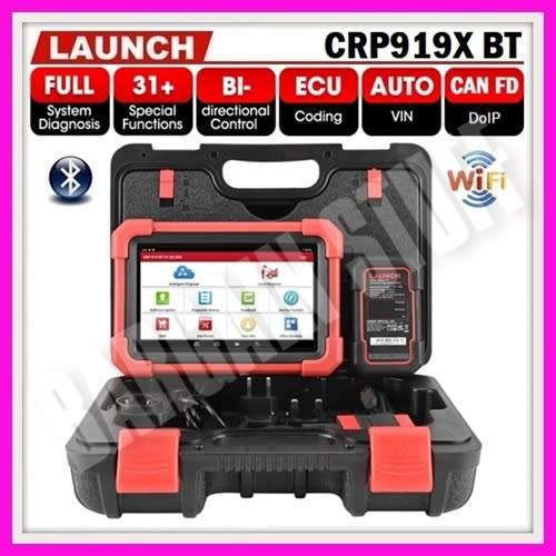 Launch CRP919X BT Full System Car Diagnostic Tool with 31+ Special Services + ECU Coding Active Test