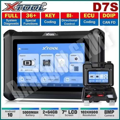 XTool D7S Diagnostic Tool & Key Programmer with 36+ Special Functions, Bi-Directional Control