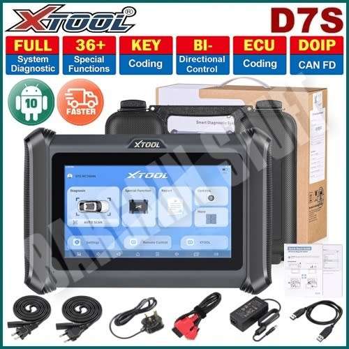 XTool D7S Diagnostic Tool & Key Programmer with 36+ Special Functions, Bi-Directional Control