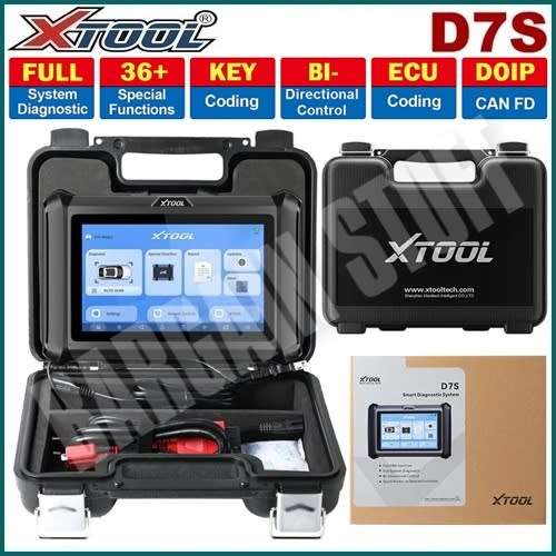 XTool D7S Diagnostic Tool & Key Programmer with 36+ Special Functions, Bi-Directional Control