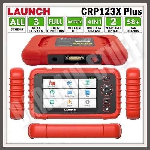 Launch CRP123X Plus All System OBD2 Scanner with 3 Reset Functions