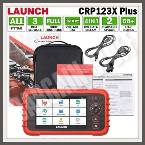 Launch CRP123X Plus All System OBD2 Scanner with 3 Reset Functions