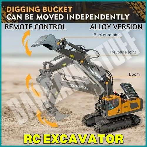 Remote Control Alloy Excavator 11 Channel 2.4Ghz