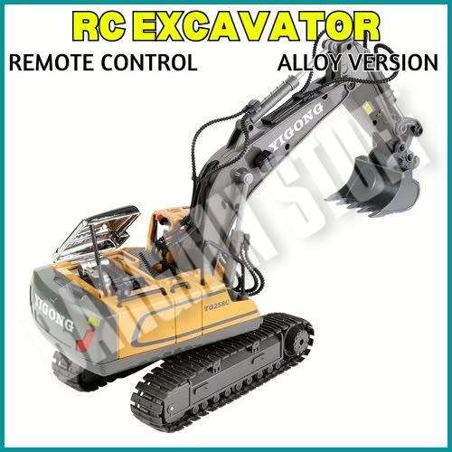 Remote Control Alloy Excavator 11 Channel 2.4Ghz