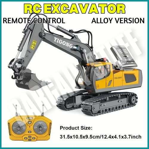 Remote Control Alloy Excavator 11 Channel 2.4Ghz