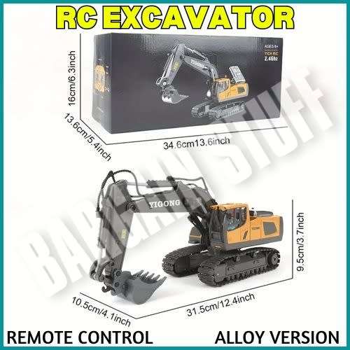 Remote Control Alloy Excavator 11 Channel 2.4Ghz