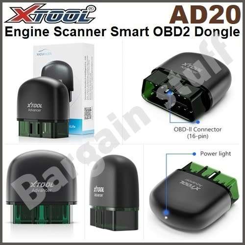 XTool AD20 OBD2 Engine Scanner Smart Dongle Work with IOS & Android.