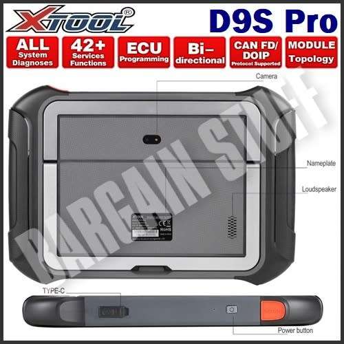 XTool D9S Pro Professional Key Programmer & Diagnostic Tool with Bi-Directional, ECU Coding