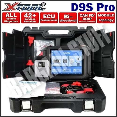 XTool D9S Pro Professional Key Programmer & Diagnostic Tool with Bi-Directional, ECU Coding