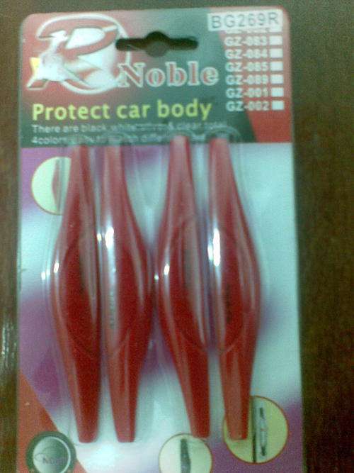 DOOR GUARDS 4PCS SET SLIMLINE RED (LOW SHIPPING)
