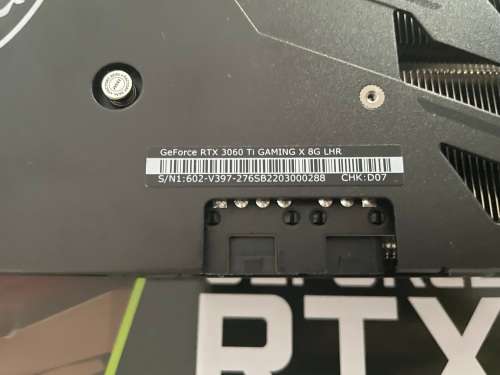 Geforce RTX 3060Ti Gaming X 8GB LHR
