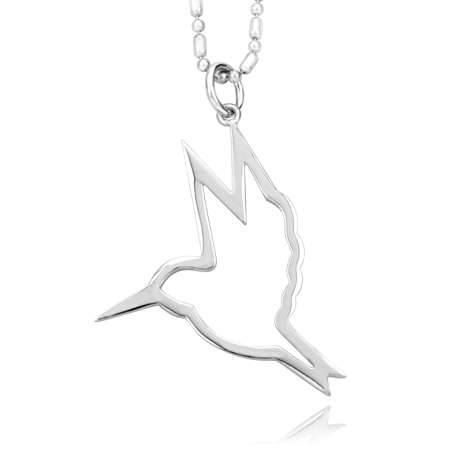 Sterling Silver Bird Pendant