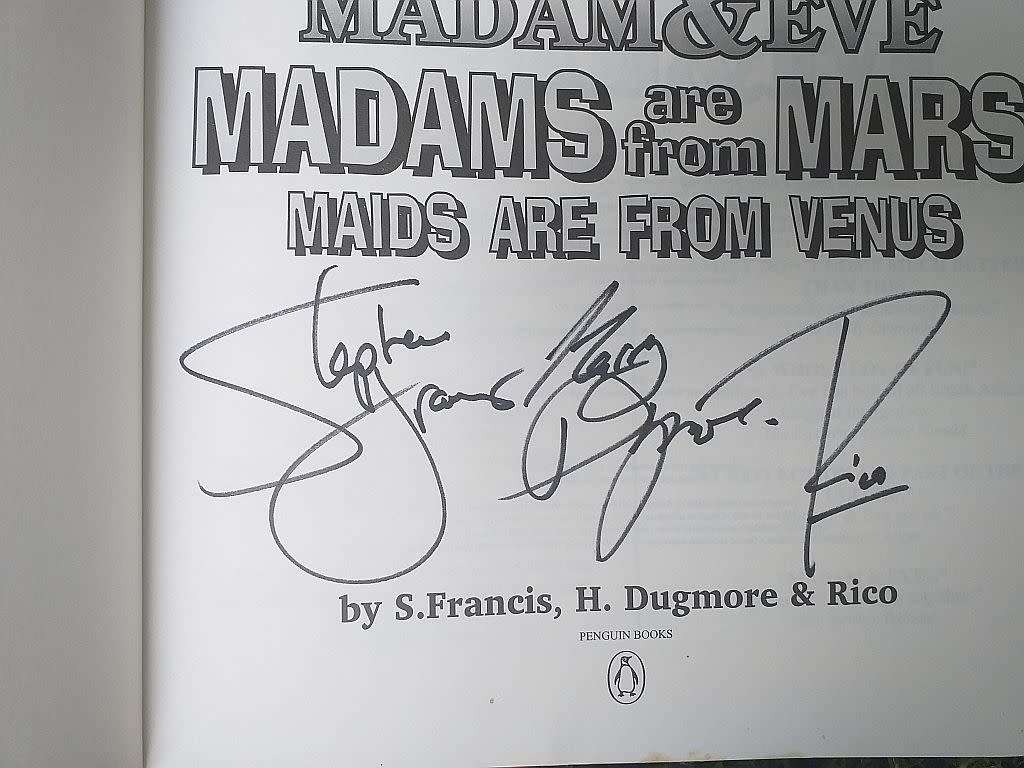 Madam & Eve - Madams are from Mars Maids are from Venus (Signed copy)