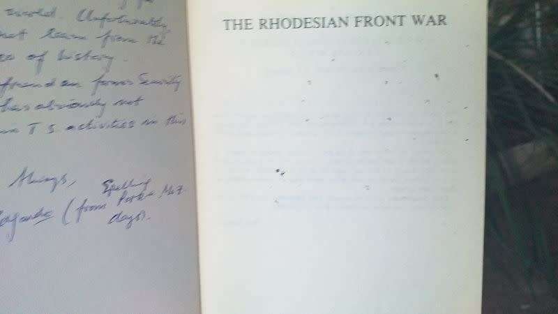 The Rhodesian Front War: Counter-insurgency and Guerilla Warfare 1962-1980 by H.Ellert (Signed Copy)
