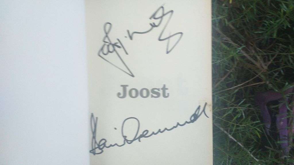 Signed Joost biography