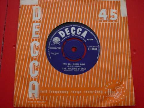 ROLLING STONES - SEVEN SINGLE -PRESSED IN ENGLAND