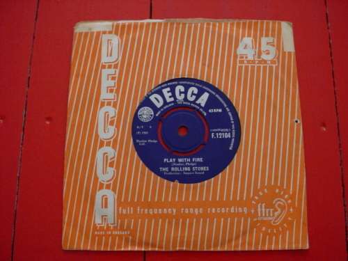 ROLLING STONES -SEVEN SINGLE -PRESSED IN ENGLAND
