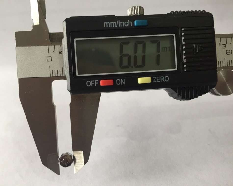 Omega watch crown - stainless steel - 6.07mm