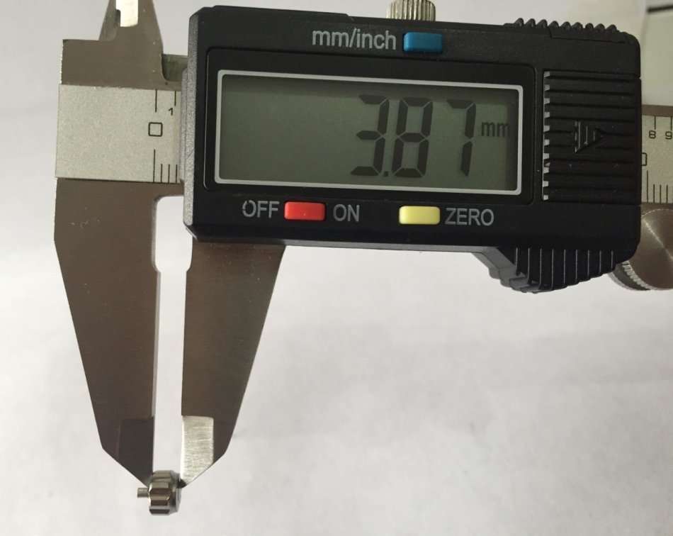 Omega watch crown - stainless steel - 6.07mm