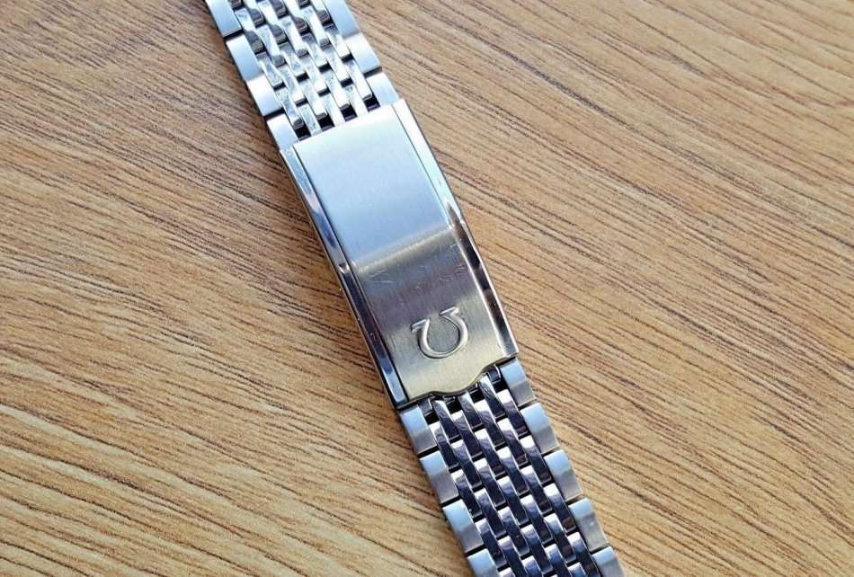 Omega no.(12)  1068 stainless steel gents watch bracelet