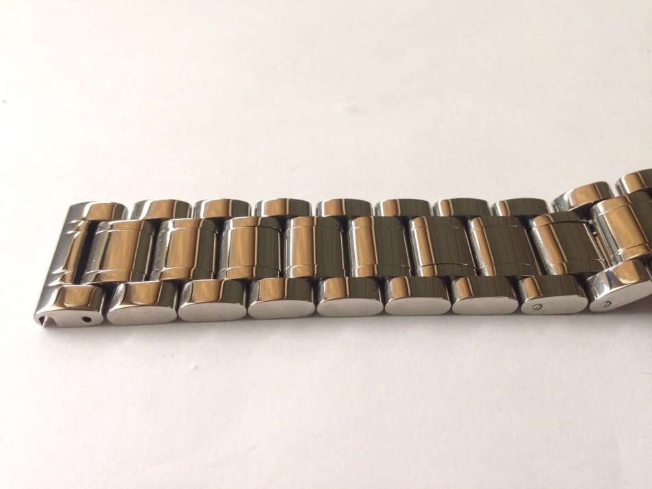SEIKO 19MM POLISHED STAINLESS STEEL GENTS WATCH STRAP STRAIGHT END (SE-3)