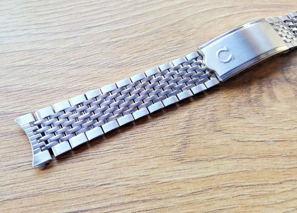 Omega no.(12)  1068 stainless steel gents watch bracelet