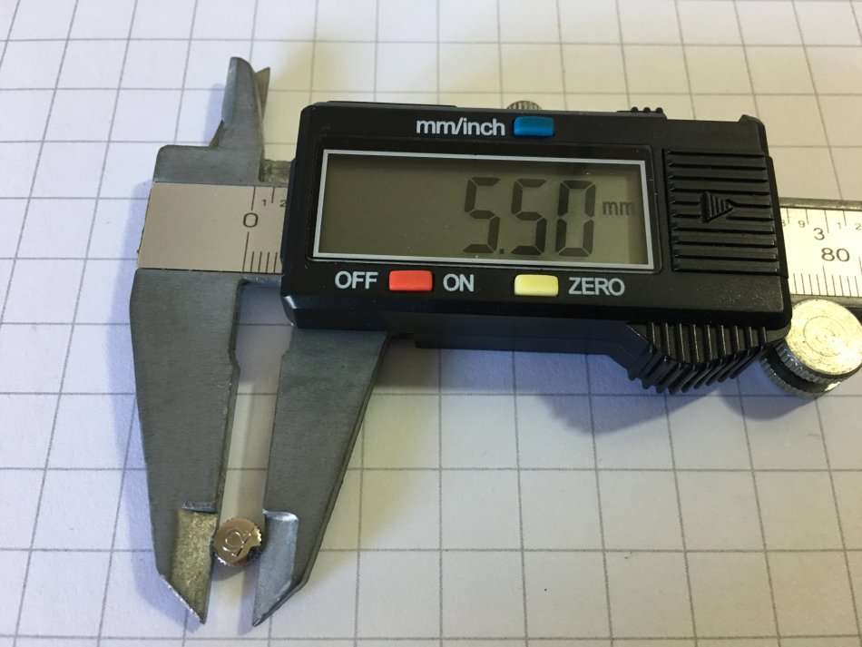 Omega watch crown - stainless steel - 5.5mm