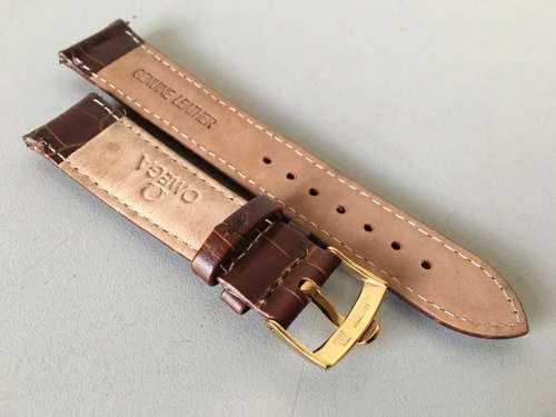 20mm Omega leather strap