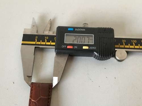 20mm Omega leather strap