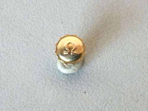5,5mm Omega gold plated crown