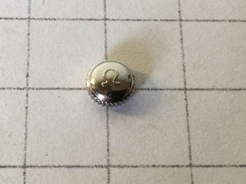 6.0mm Omega stainless steel crown