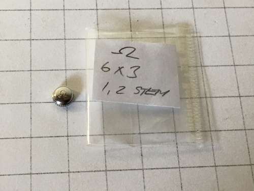 6.0mm Omega stainless steel crown