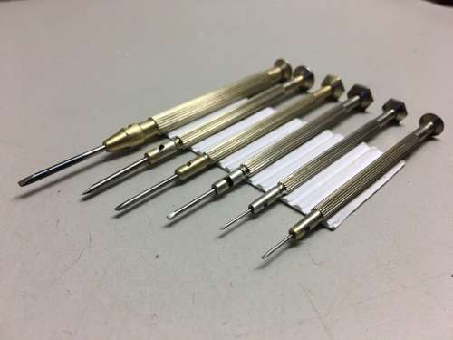 Watchmakers screwdrivers