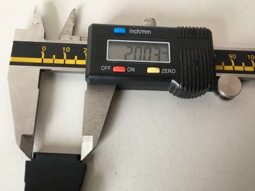 20mm soft rubber strap for divers watch