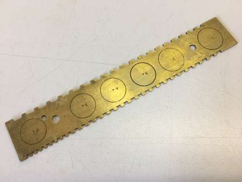 Mainspring gauge - pivot gauge, crystal ruler