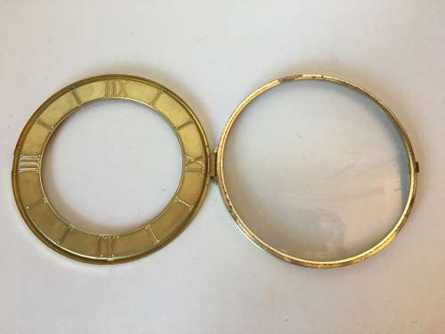 148mm clock dial with hinged frame & glass