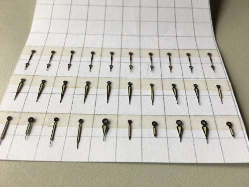 Assorted hour & minute hands for watch - 30 pieces - #11