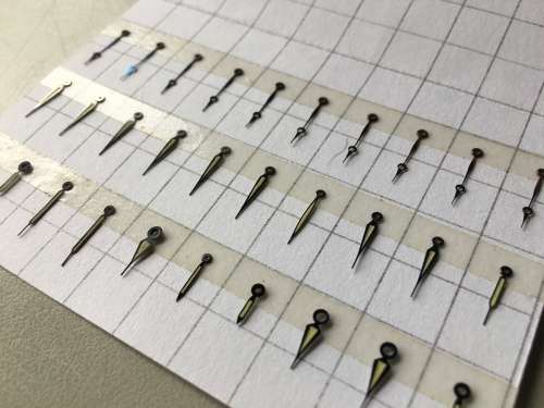 Assorted hour & minute hands for watch - 30 pieces - #11