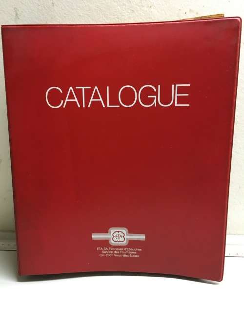 ETA watch movement parts catalogue