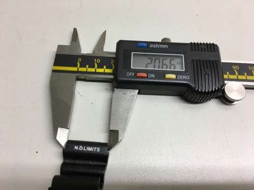 2 black straps for divers watch - 20mm - #4