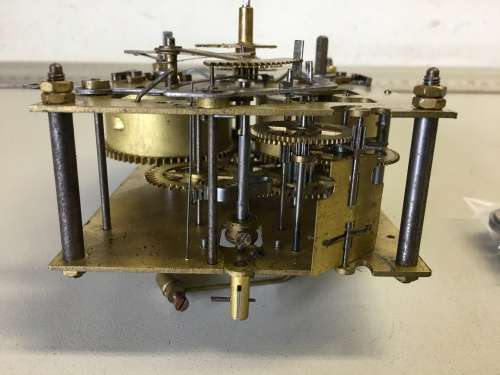 English clock movement - parts/repair