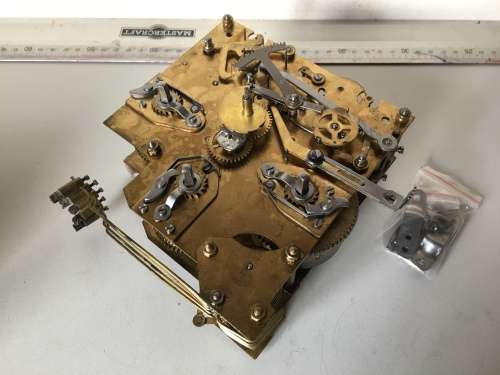 English clock movement - parts/repair