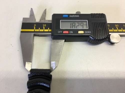 2 black straps for divers watch - 18mm - #7