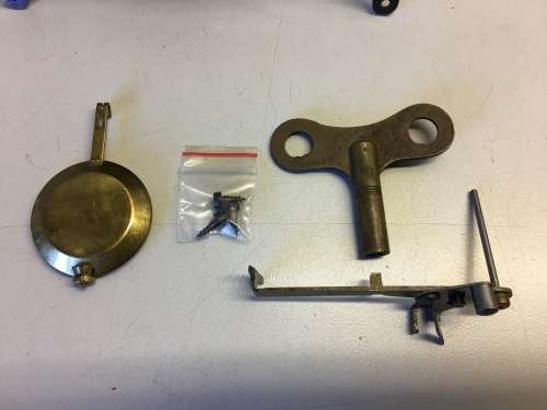 German mantle clock movement - 13cm - parts/repair