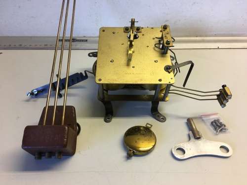 German mantle clock movement - 12cm - parts/repair