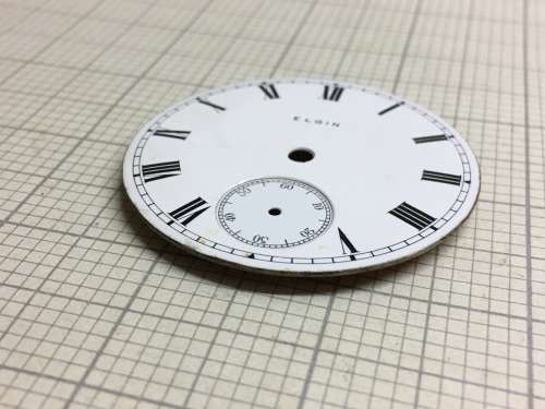 ELGIN - 45mm pocket watch dial - #1