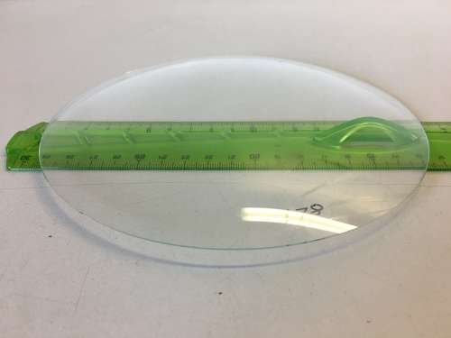 178mm convex clock glass