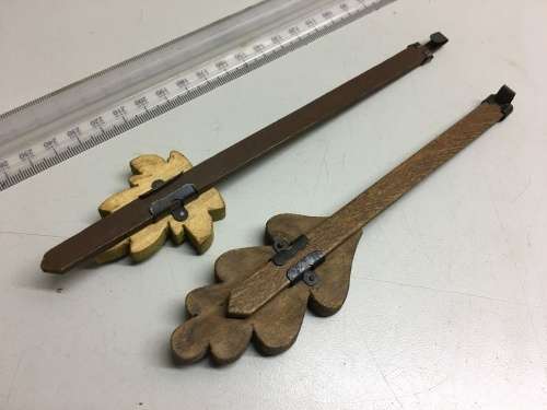 2 cuckoo clock pendulums