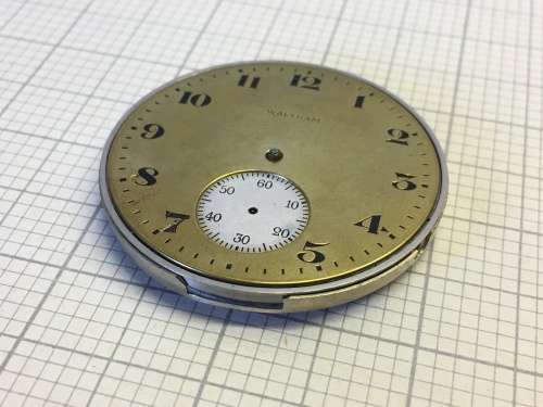 WALTHAM - 42mm pocket watch dial - #5